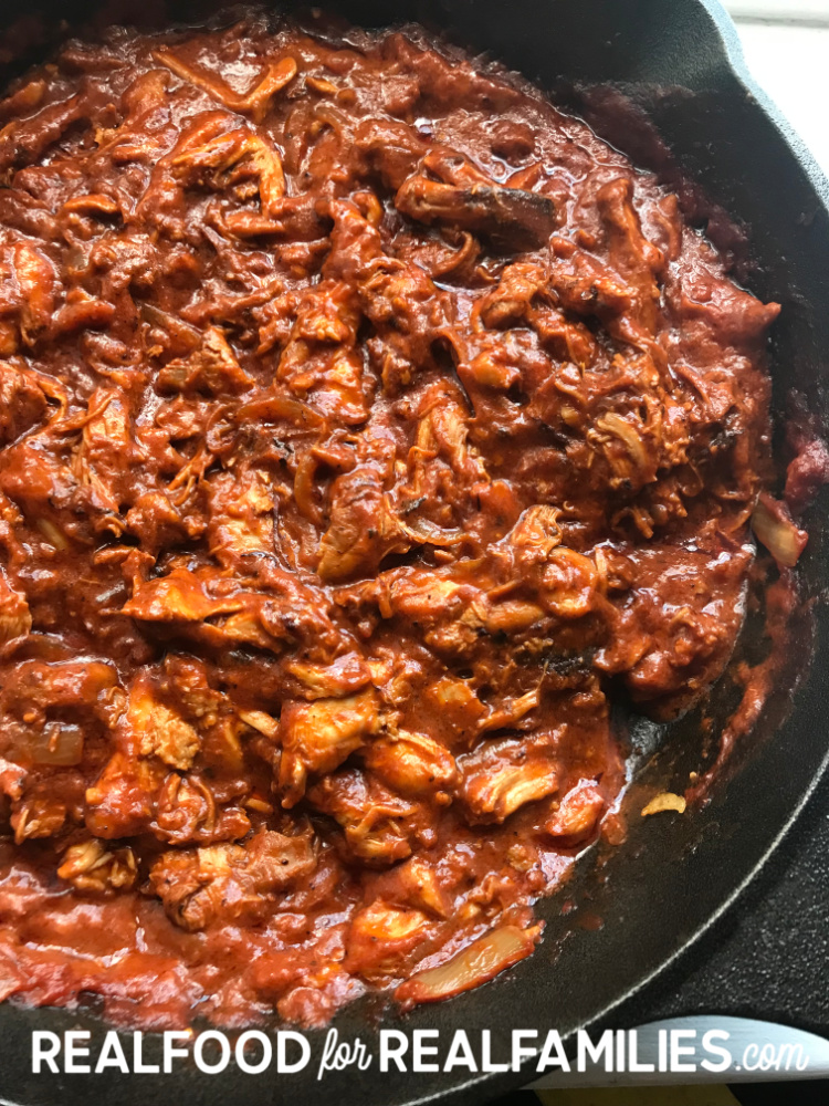 healthy butter chicken skillet