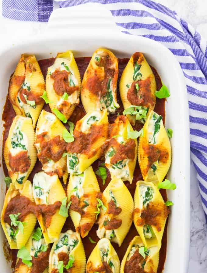 Vegan Stuffed Shells - Plant-Based on a Budget