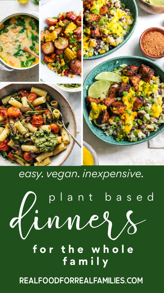 easy plant based dinners for a family