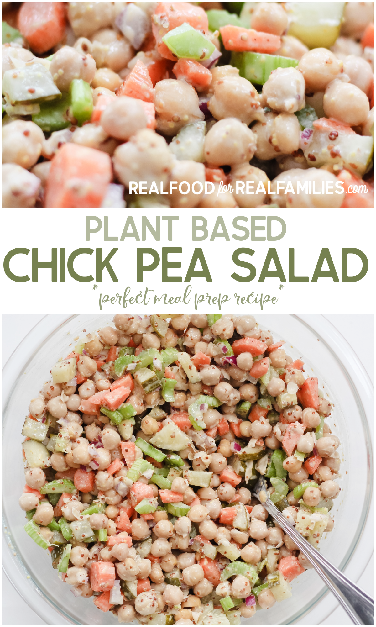 plant based chick pea salad recipe